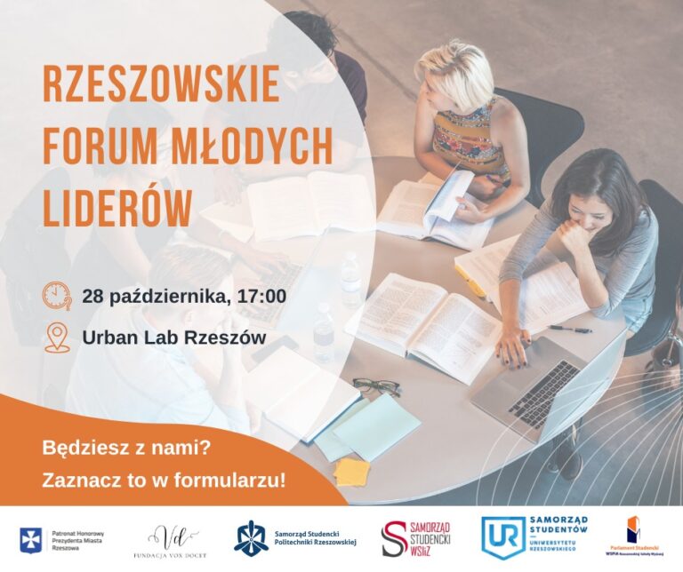 Nie przegap Rzeszowskiego Forum Młodych Liderów!